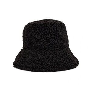 Lack Of Color Black Teddy Bucket Hat